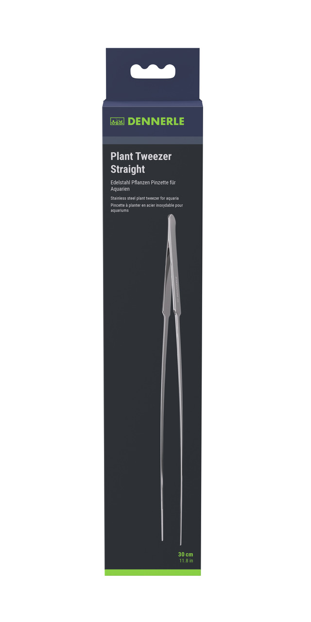 DENNERLE Plant Tweezer Straight 30 Centimeter Aquarienpflege