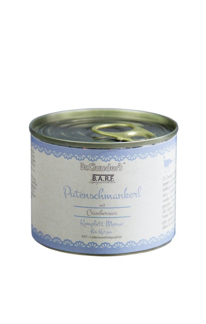 Dr. Clauder's BARF Komplett Menü 200g Dosen KatzennassfutterVorschaubild
