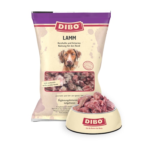 DIBO Lamm Spezialfutter / Frostfutter für Hunde