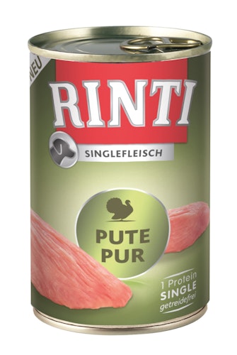 RINTI Singlefleisch 400g Dose Hundenassfutter