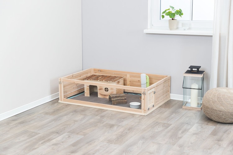 TRIXIE Indoor Gehege, Meerschweinchen, Holz/Kunsstoff