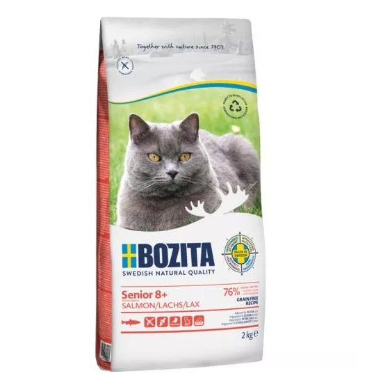 Bozita 2kg Grain free Senior 8+ Salmon