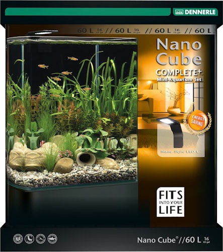 DENNERLE Nano Cube Complete+ Soil 60 Liter Aquariumset