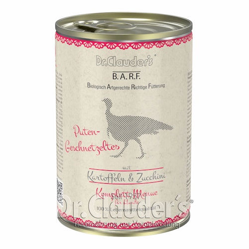 Dr.Clauder´s B.A.R.F. Komplett Menue 400 Gramm Hundenassfutter