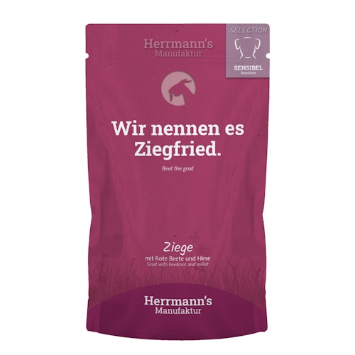 Herrmann's Selection Sensibel / Sensitiv 150g Beutel Hundenassfutter