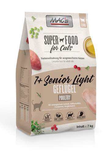 MAC's Cat 7+ Senior/Light Katzentrockenfutter