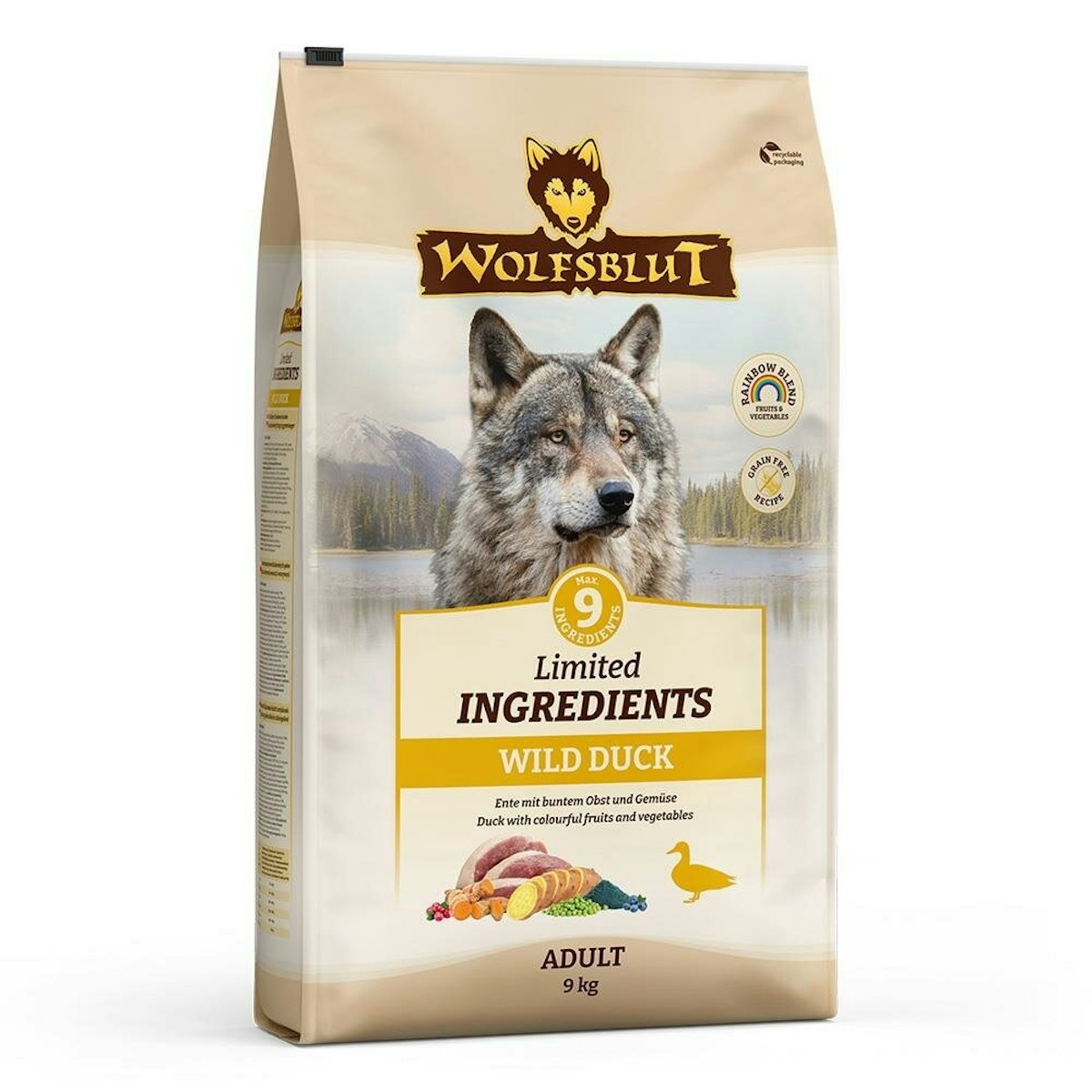 Wolfsblut Limited Ingredients 2 x 9kg Wild Duck Adult