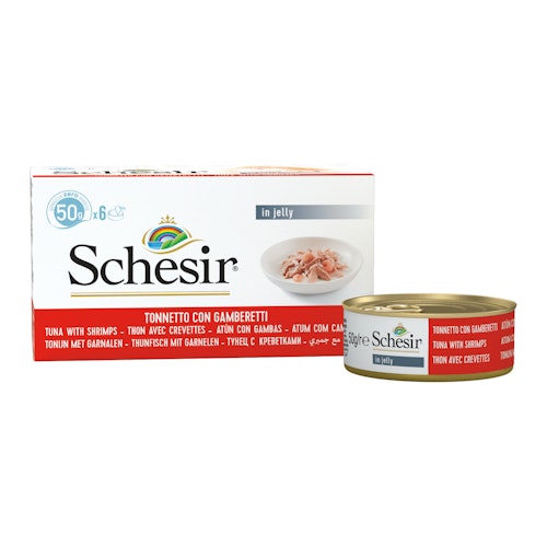 Schesir 6 x 50g Multipack Katzennassfutter