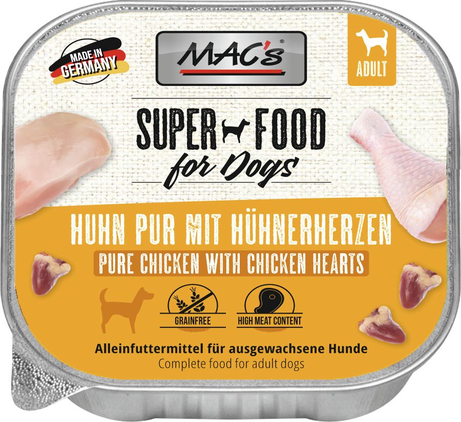 MAC's Dog 150g Schale Hundenassfutter