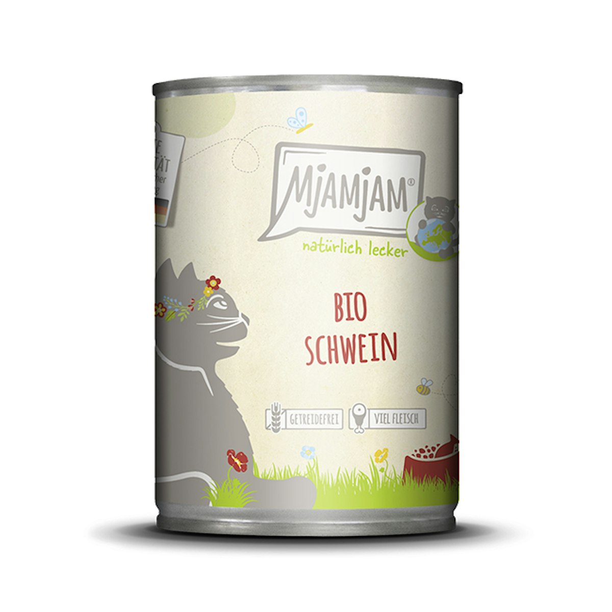 MjAMjAM – BIO für Katze 400g MjAMjAM Katze Sparpaket 12x400g BIO Schwein