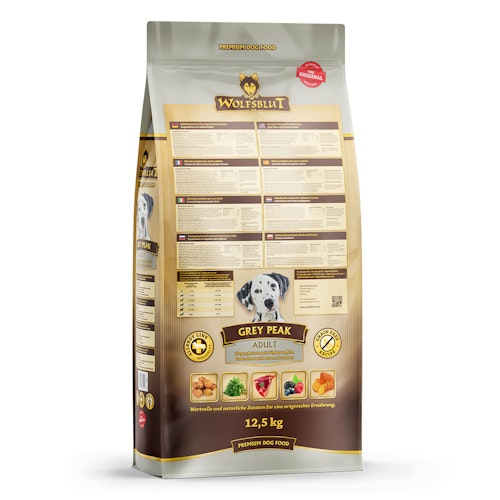 WOLFSBLUT Grey Peak Ziegenfleisch mit Süßkartoffeln Hundetrockenfutter