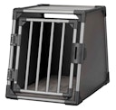 TRIXIE Hundetransportbox Aluminium graphit