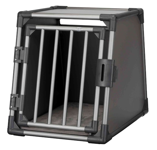 TRIXIE Hundetransportbox Aluminium graphit