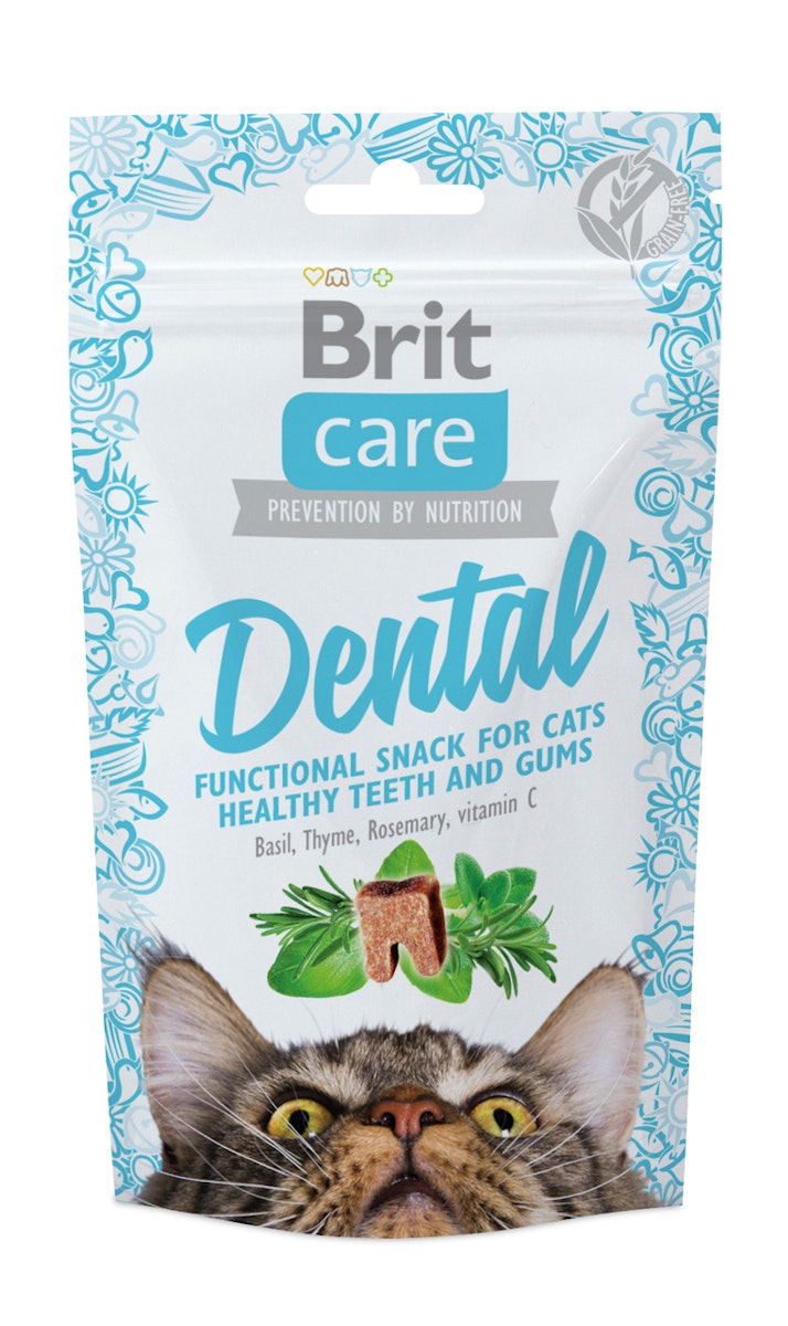 Brit Care Cat Snack – Katzensnack 50g Dental