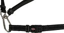 Vorschaubild TRIXIE Bauchgurt mit Leine, breit, neoprengepolstert, Gurt: 70–120 cm/12 cm,  Leine: 1,10–1,50 m/20 mm, sch