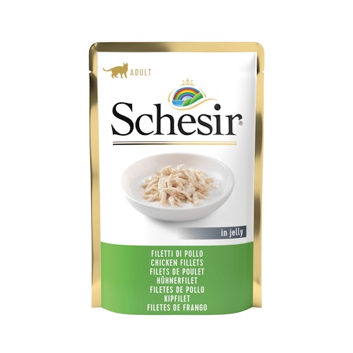 Schesir Jelly Beutel 85 Gramm Katzennassfutter