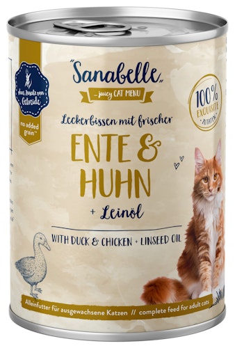 Sanabelle Adult Leckerbissen 400g Katzennassfutter