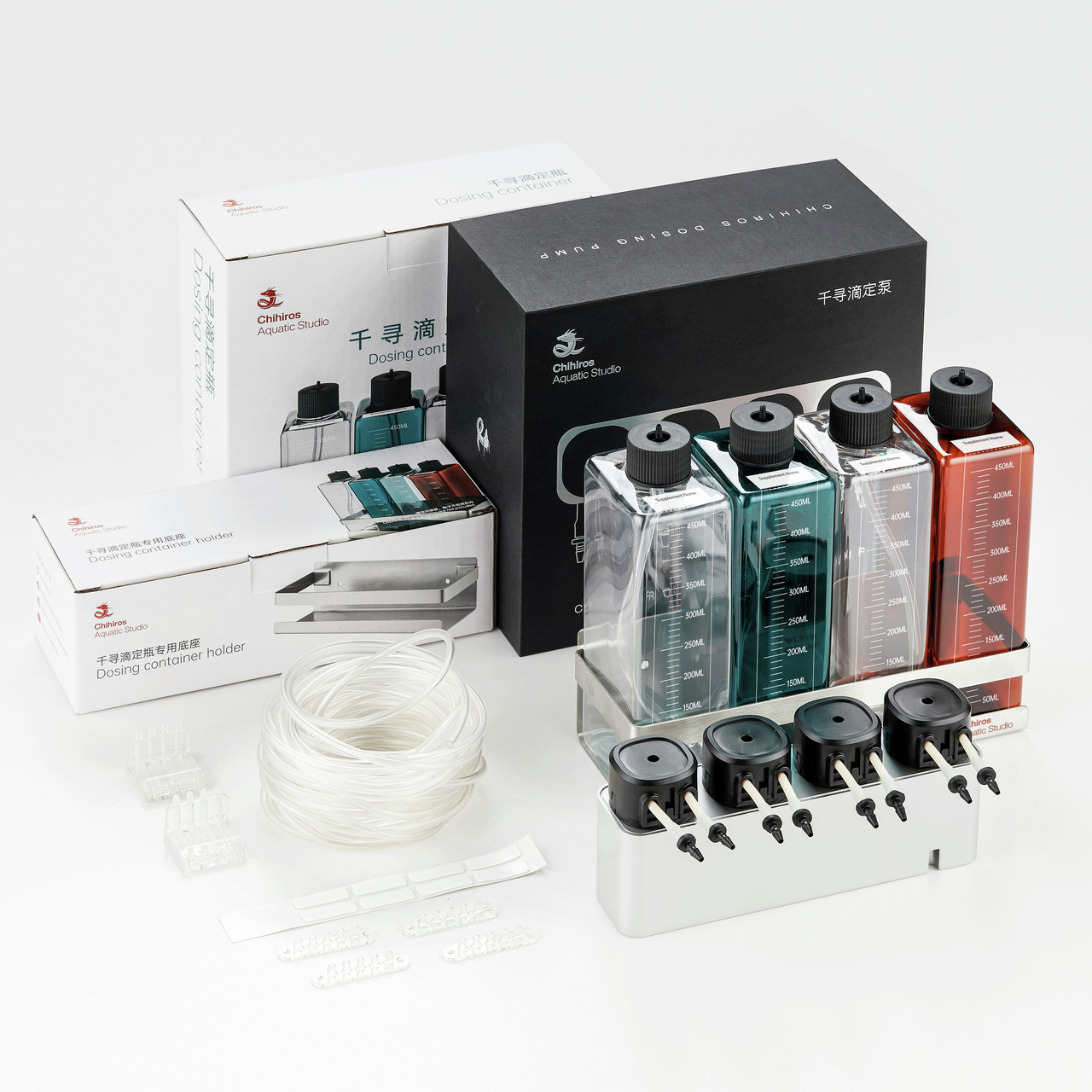 Chihiros Dosieranlage 4 Kanal Komplettset