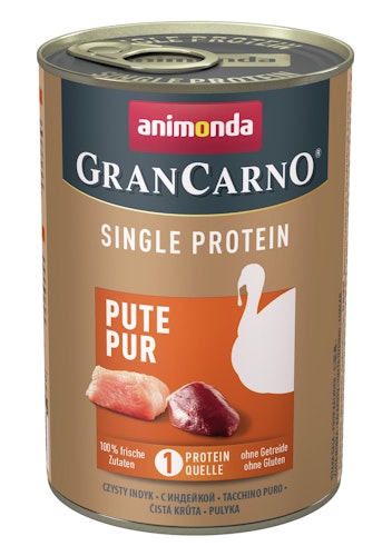 animonda Gran Carno Single Protein 400g Dose Hundenassfutter
