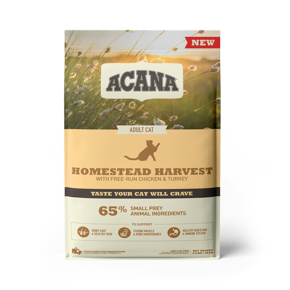 Acana Cat Homestead Harvest Katzentrockenfutter 2 x 4,5 Kilogramm