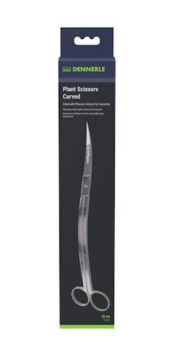 DENNERLE Plant Scissors Curved 25 Centimeter Aquarienpflege