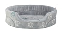 Vorschaubild TRIXIE Bett Jimmy Soft, Softplüsch, oval, 65 × 55 cm, hellgrau