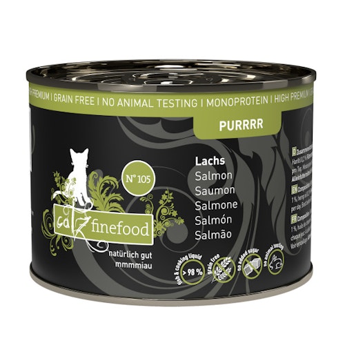 catz finefood Purrrr No.105 Lachs Katzennassfutter