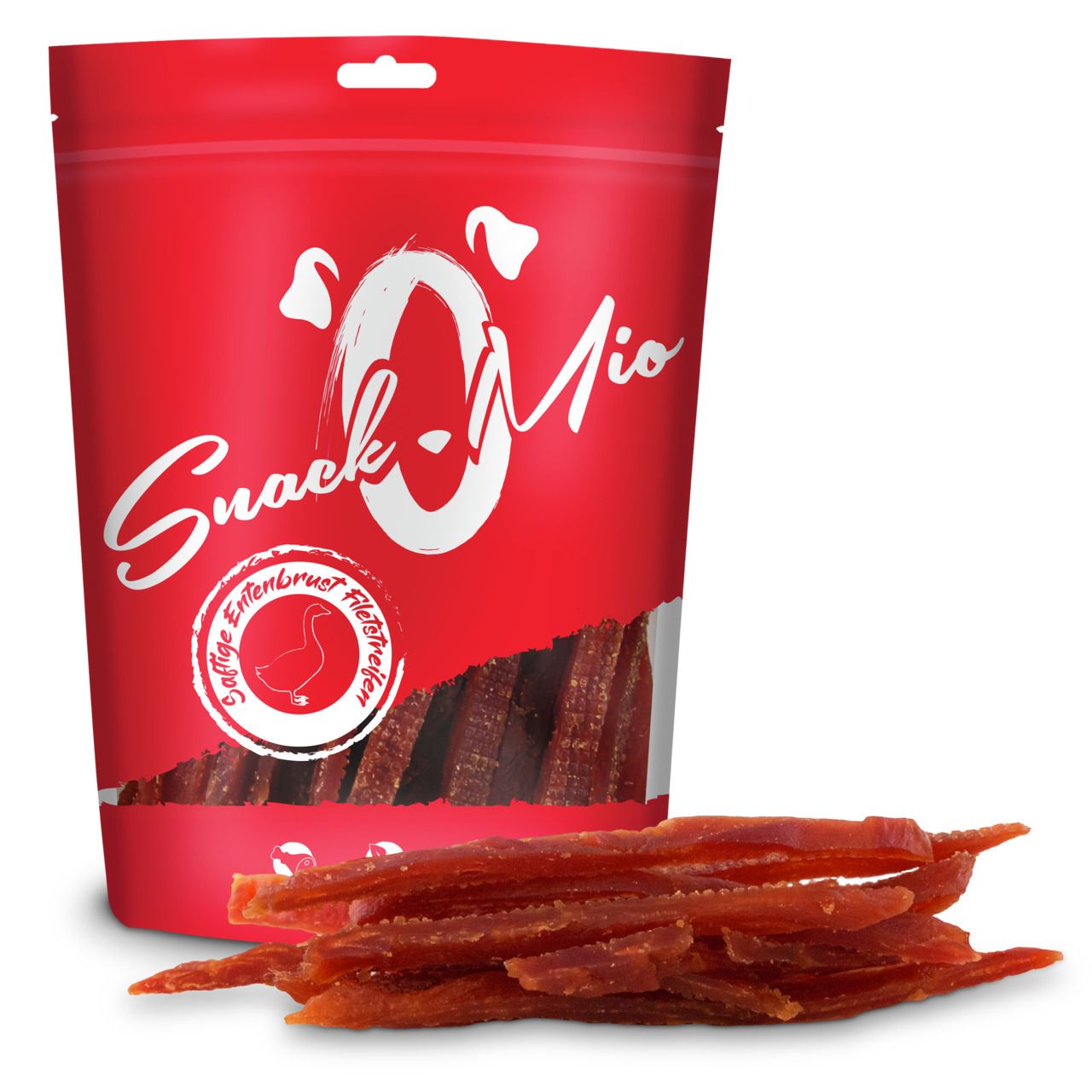 SnackOMio Entenbrust Filetstreifen Hundesnacks