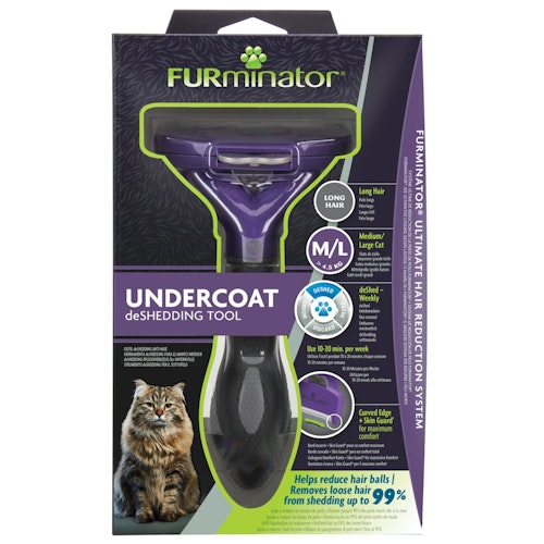 Furminator deShedding Tool Cat Langhaar Pflegewerkzeug für Katzen