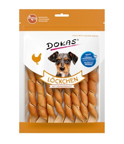 Dokas Snack Löckchen mit Hühnerbrust
