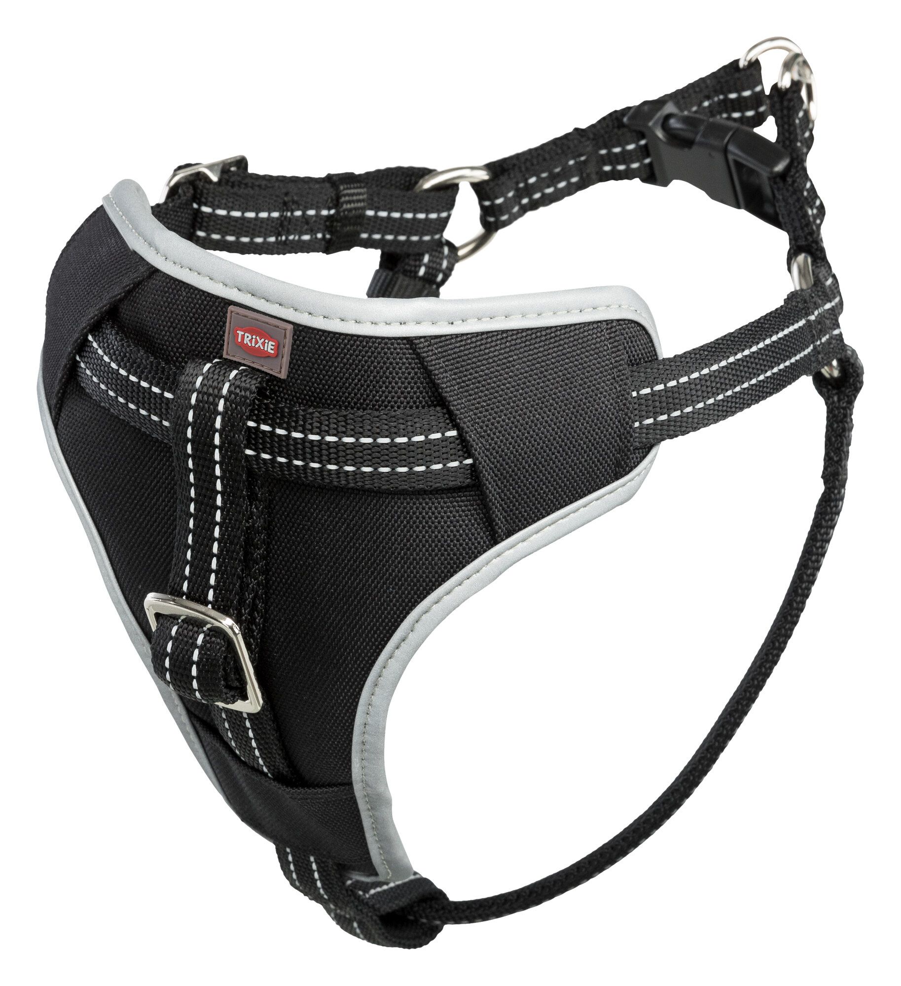 TRIXIE Auto-Geschirr Comfort, M: 50–65 cm/20 mm, schwarz