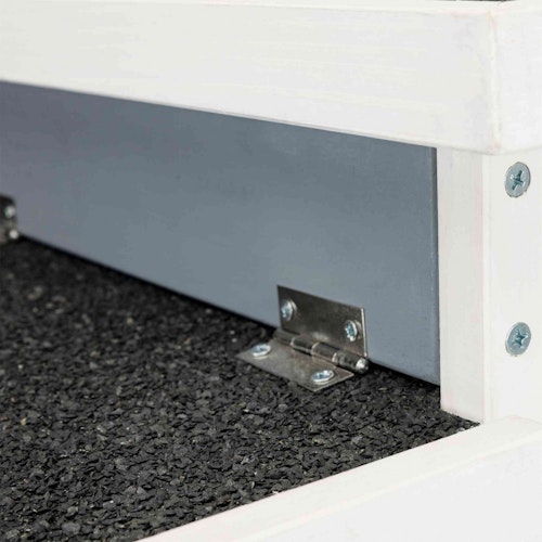 TRIXIE natura Kleintierhaus mit 2 Eingängen 70x45x43cm grau/weiß