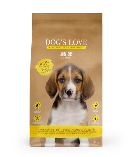 Dog's Love Junior Huhn Hundetrockenfutter