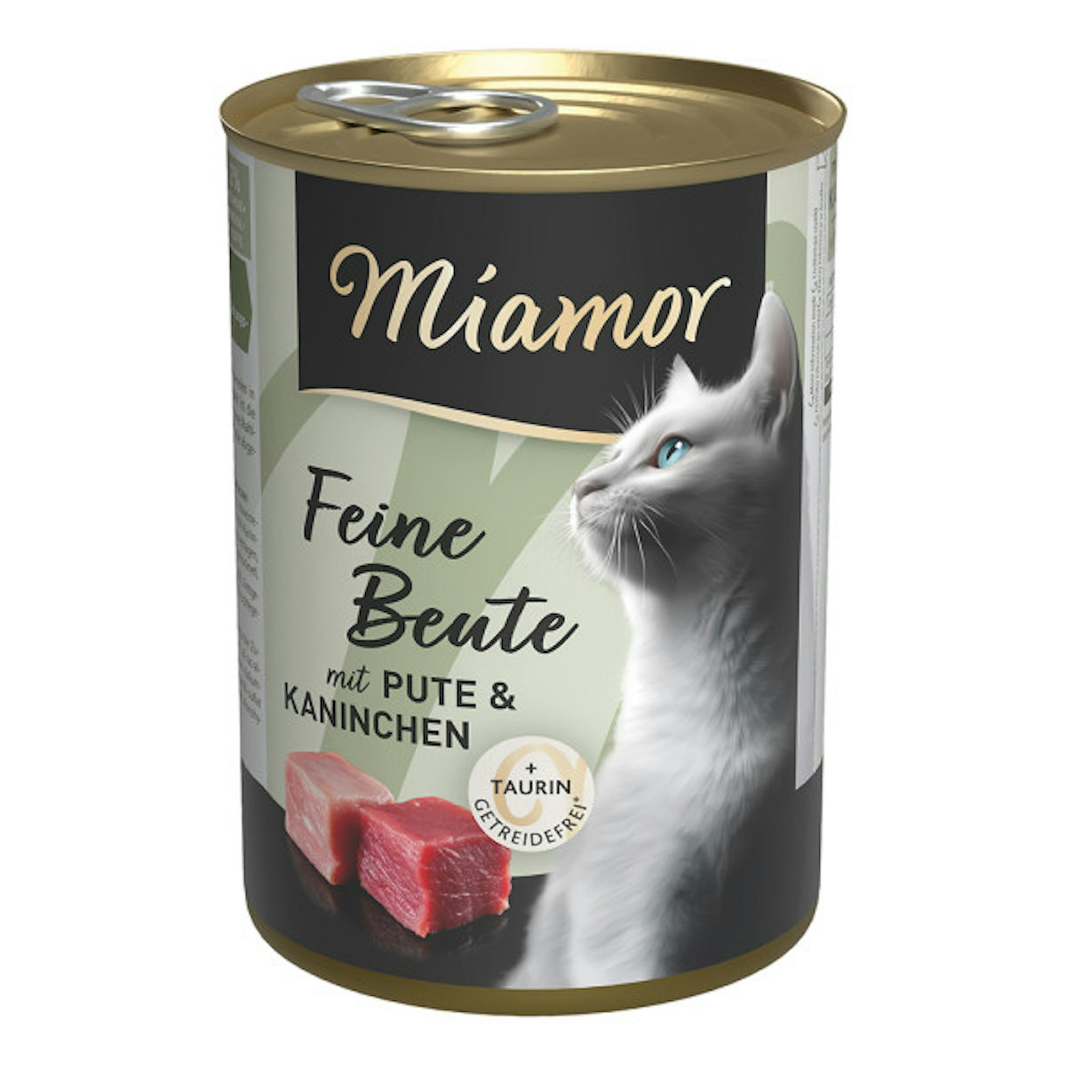 Miamor Feine Beute Kitten Dose 185g Katzennassfutter 12 x 400 Gramm Pute & Kaninchen