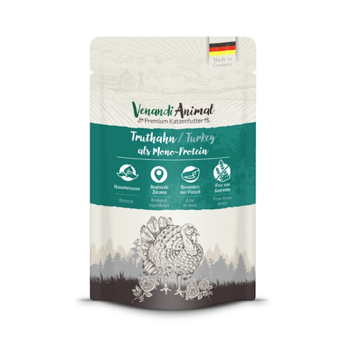 Venandi Animal Monoprotein 125g Katzennassfutter