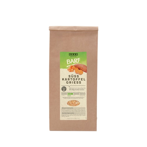 grau Süßkartoffel-Grieß Nahrungsergänzung