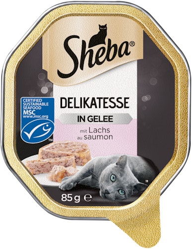 Sheba Delikatesse Gelee 85 Gramm Katzennassfutter
