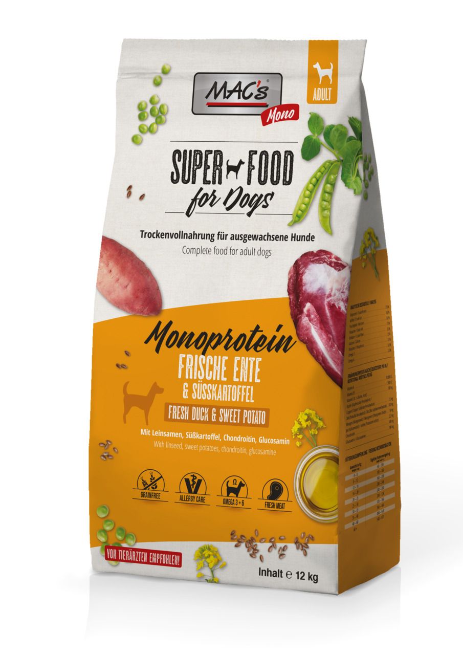 MAC's Dog MONO Ente Hundetrockenfutter