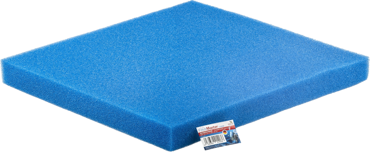 Papillon Filterschaum blau fein (50 x 50 x 5 cm, PPI30)