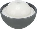 Vorschaubild TRIXIE Trinkbrunnen Vital Dome, Keramik, 1,5 l/20 × 10 × 20 cm, grau/weiß