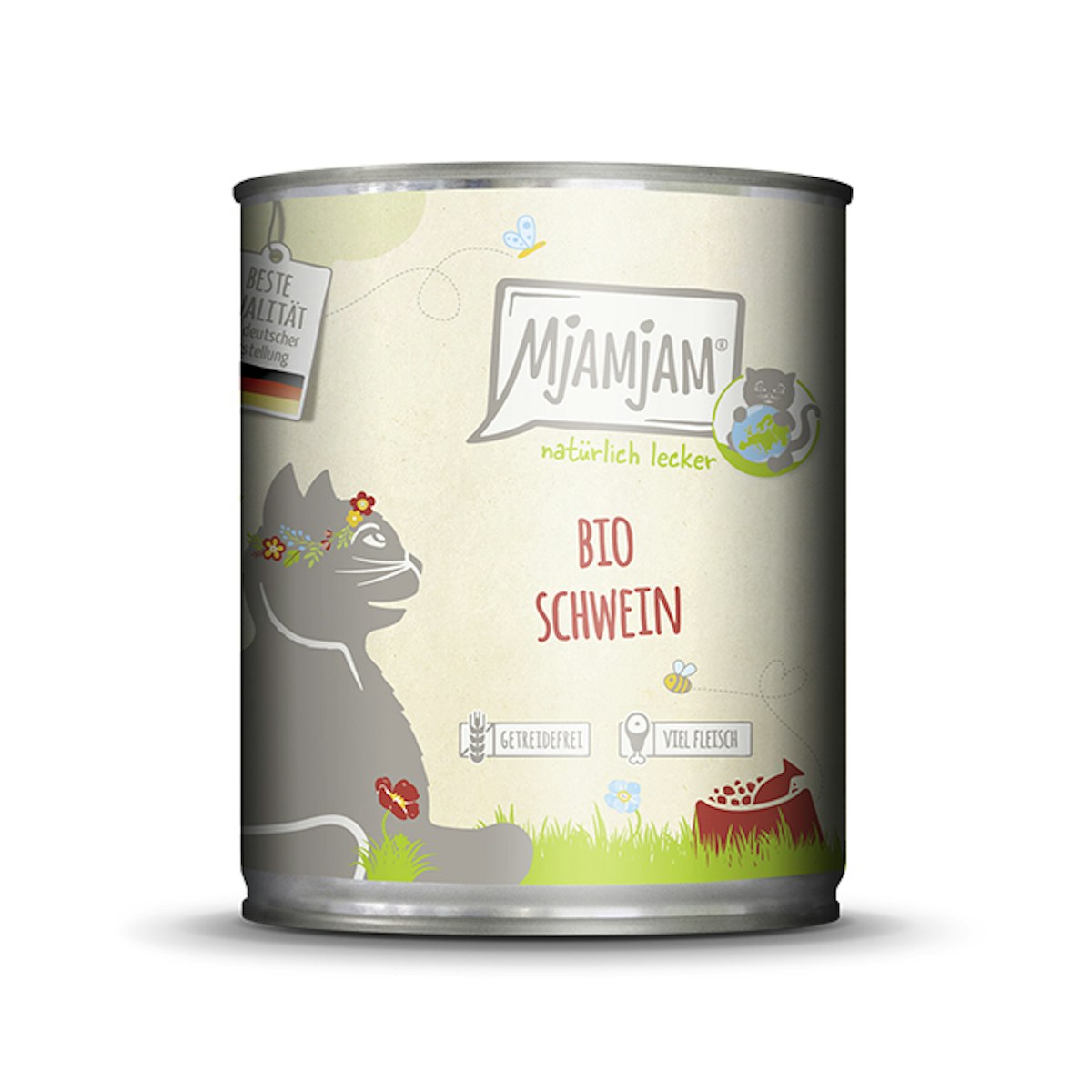 MjAMjAM – BIO für Katze 800g MjAMjAM Katze Sparpaket 12x800g BIO Schwein