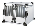 Vorschaubild TRIXIE Transportbox doppelt Aluminium M-L 93x88x64cm