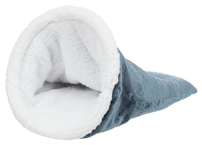 TRIXIE Kuschelsack Paul, ø 40 × 60 cm, blau/weiß