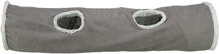 TRIXIE Spieltunnel Harvey, Plüsch, ø 27 × 116 cm, grau