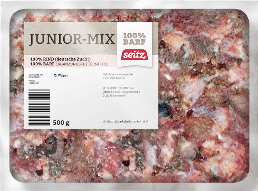 Seitz Junior-Mix gewolft Spezialfutter / Frostfutter für HundewelpenVorschaubild