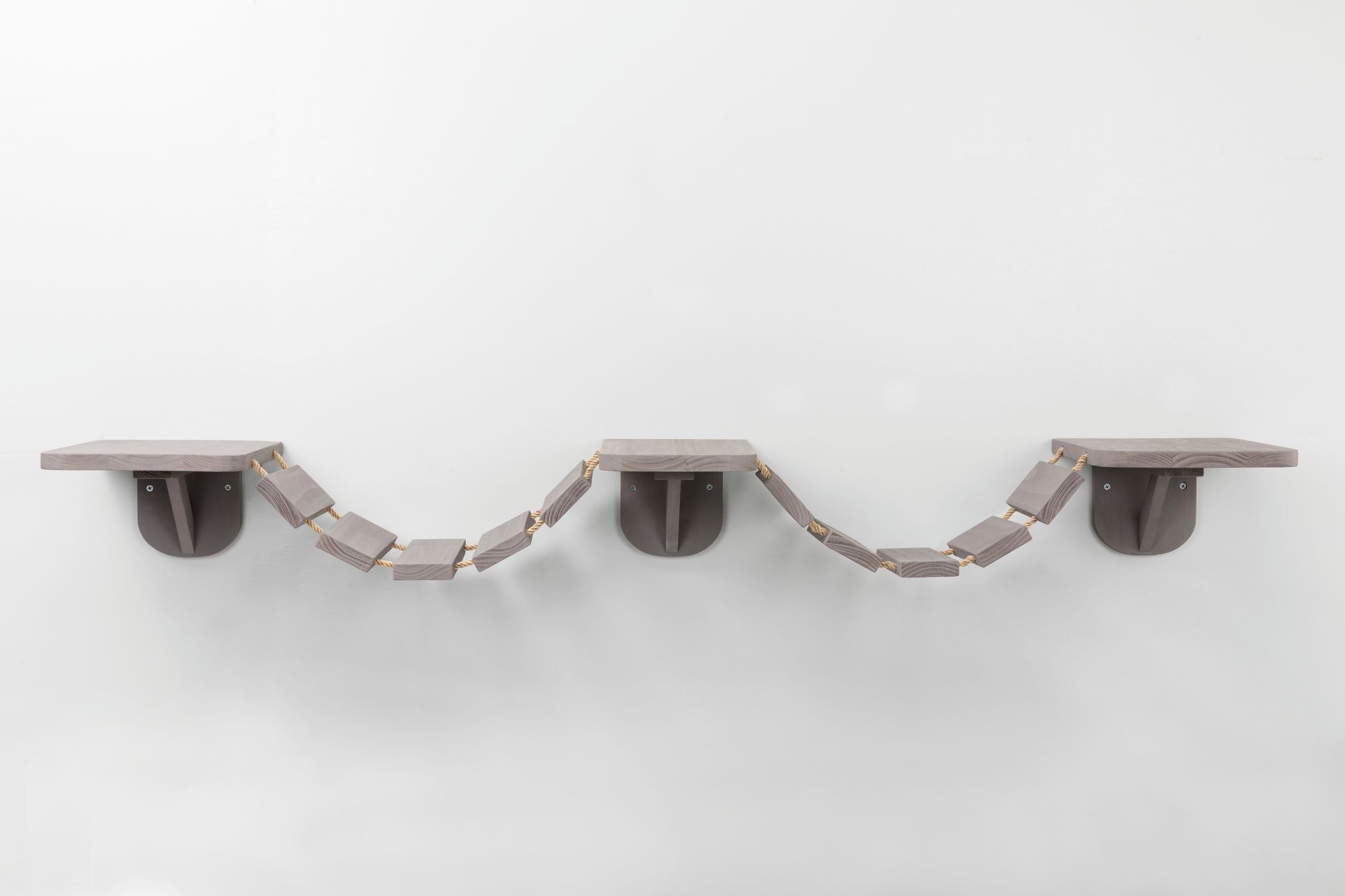 TRIXIE Kletterleiter zur Wandmontage, 150 × 30 cm, taupe