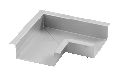 Oase Edelstahl-Bachlaufschale Ecke 