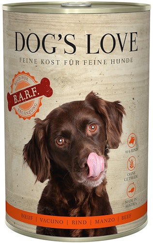 Dog's Love B.A.R.F. 400g Dose Hundenassfutter