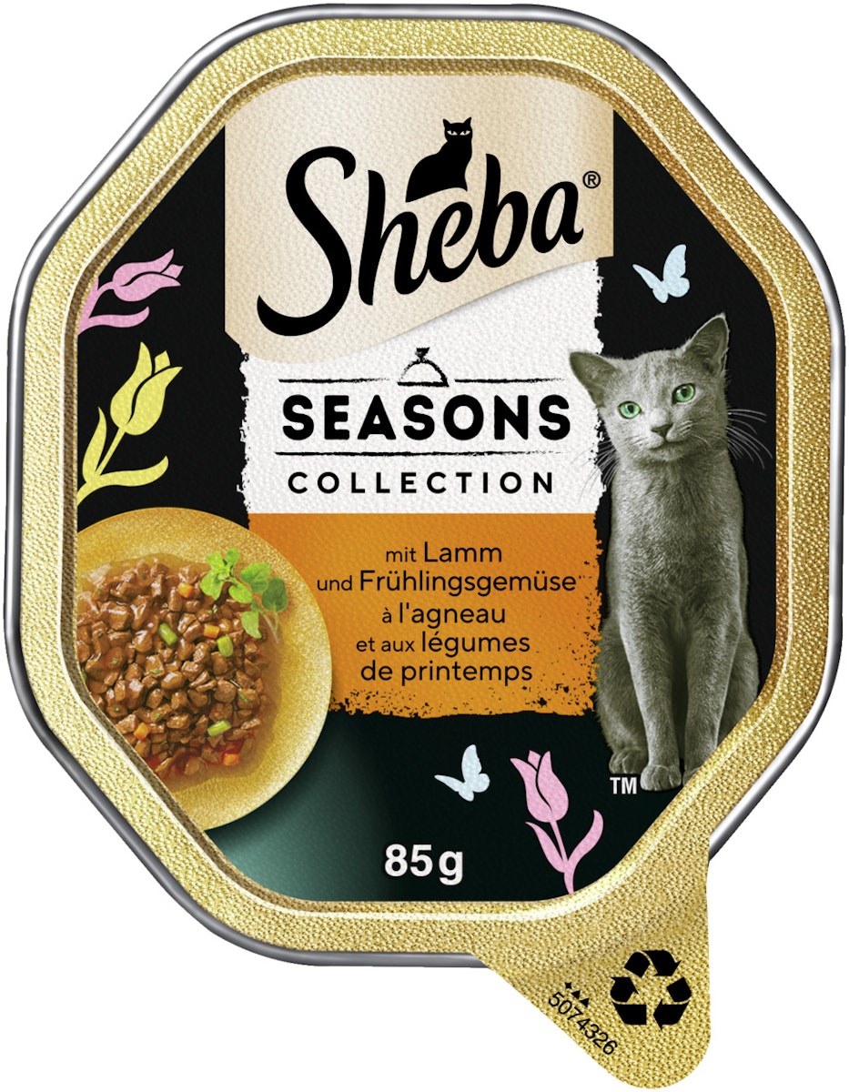 Sheba Schale 85 Gramm Katzennassfiutter 22 x 85 Gramm Seasons Collection