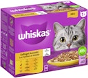 Vorschaubild Whiskas 1+ Geflügel Auswahl in Gelee 12 x 85 Gramm Multipack Katzennassfutter